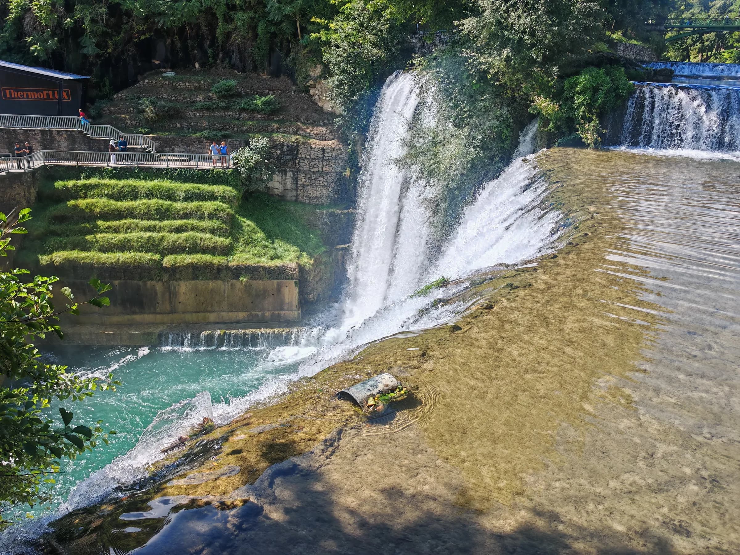 The waterfall at Jajce, Bosnia