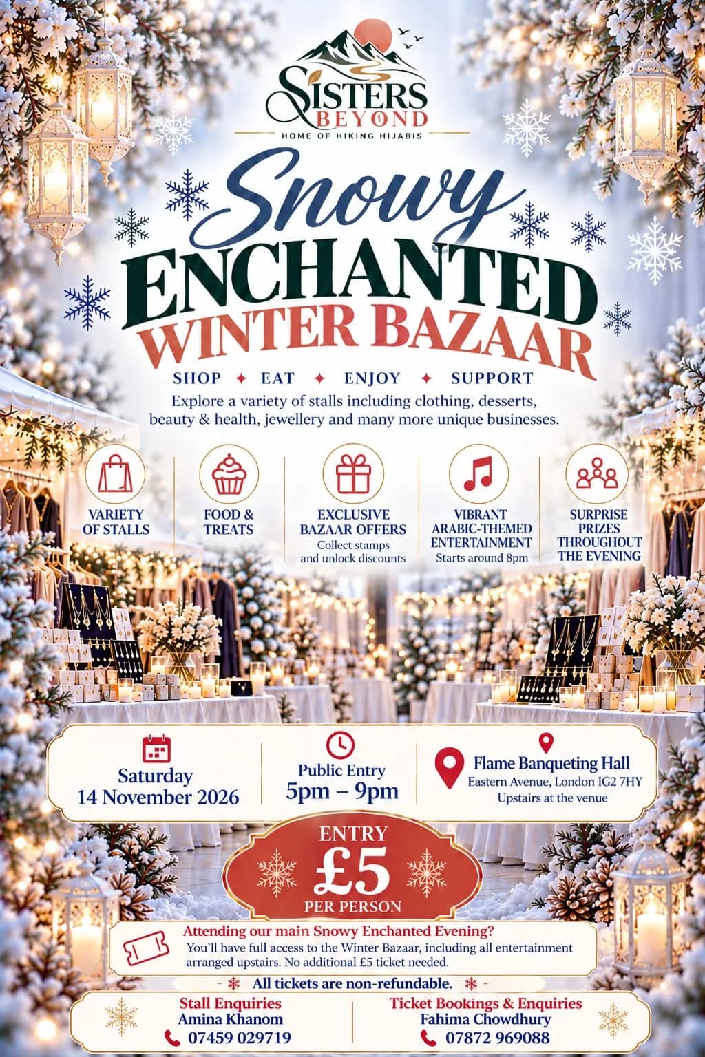 The Snowy Enchanted Winter Bazaar poster